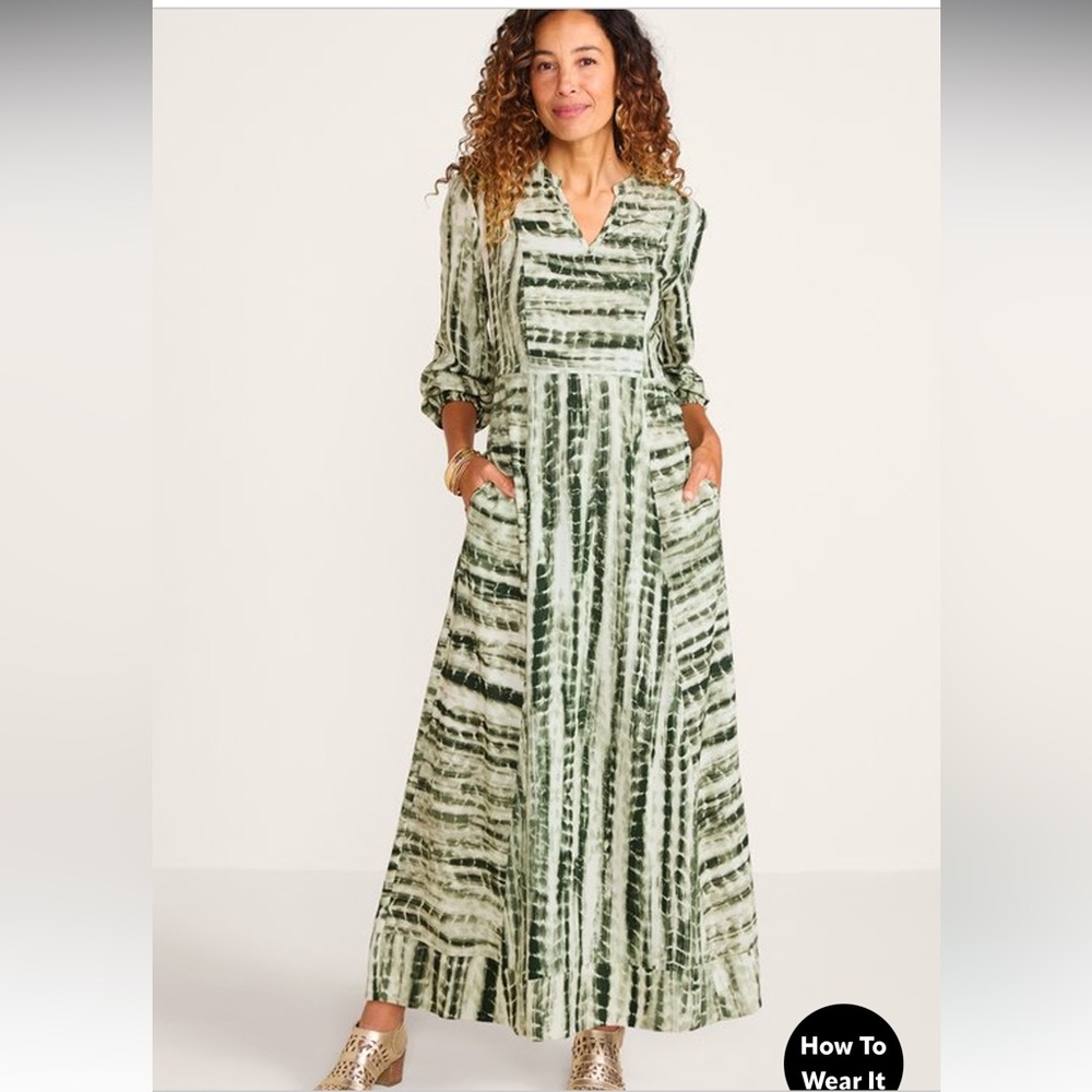 Soft Surroundings Alejandra Tie Dye‎ Maxi Dress 2x - Picture 2 of 10